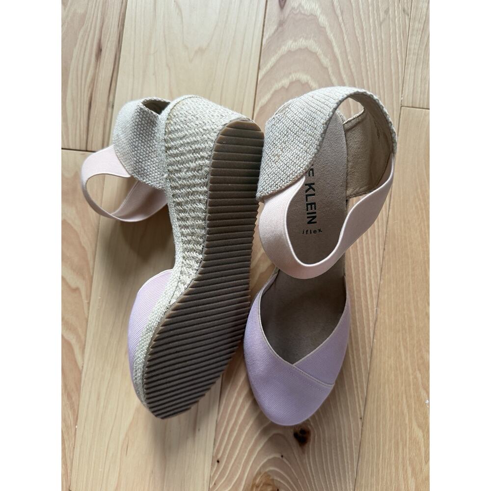 New Anne Klein 8.5 iFlex Women's Zoey Espadrille Pastel Baby Pink - Picture 4 of 8
